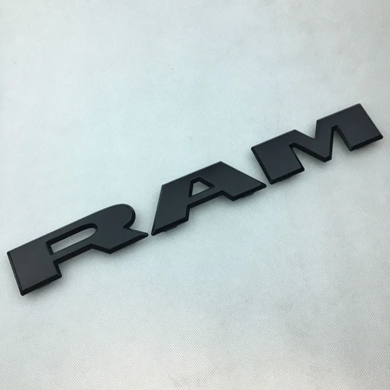 Эмблема на переднюю решетку для Dodge Ram 1500 2500 3500 Big Horn Limited Sport SRT черная пластиковая надпись Sicker значок Авто модификация