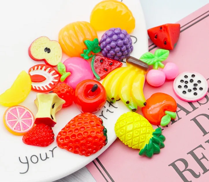 20 шт конфеты шармы из полимера в форме ягодок для изготовления ювелирных изделий