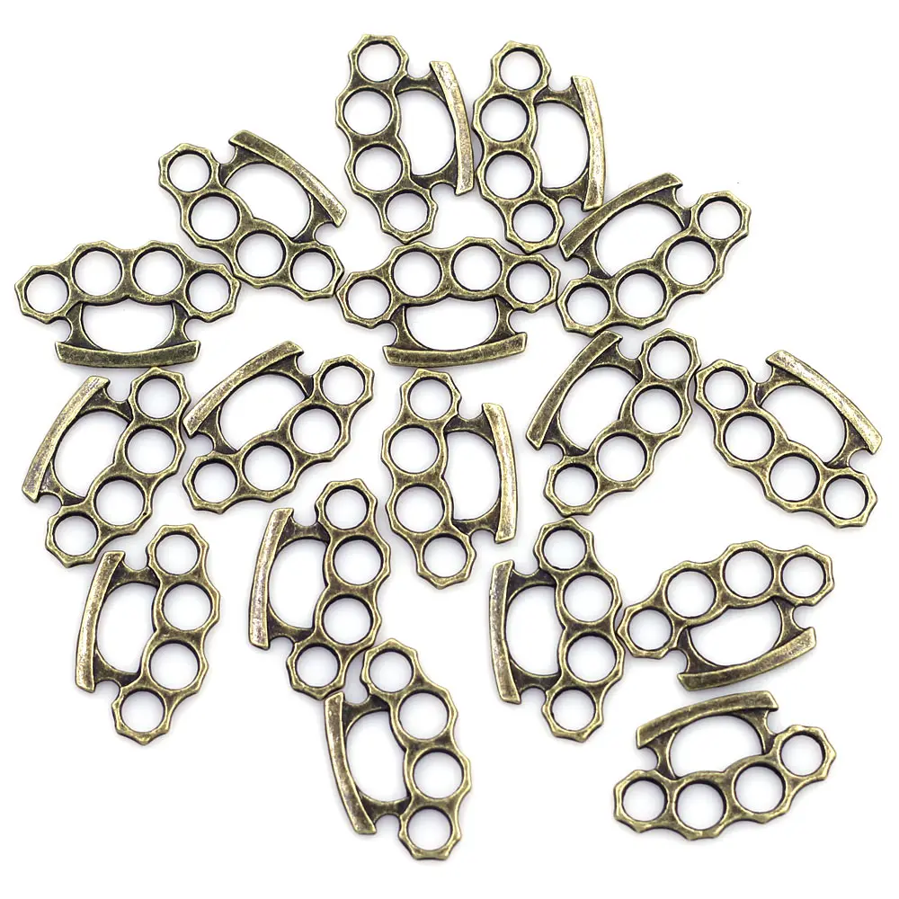 20 шт. Бронзовый тональный полый медведь амулет лапа Подвески Разъемы брелок для