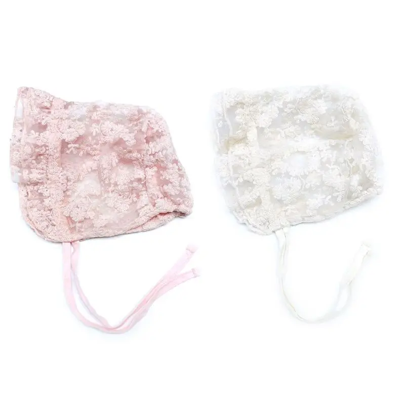 

Летняя Солнцезащитная шляпа для новорожденных девочек кружевная детская мягкая шляпа реквизит для фотосъемки H9EF