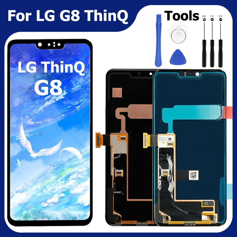 

G8 ThinQ LCD Display Touch Screen Repair For LG LM G820 Super AMOLED Pantalla Touch Screen Digitizer Assembly Screen Replacement