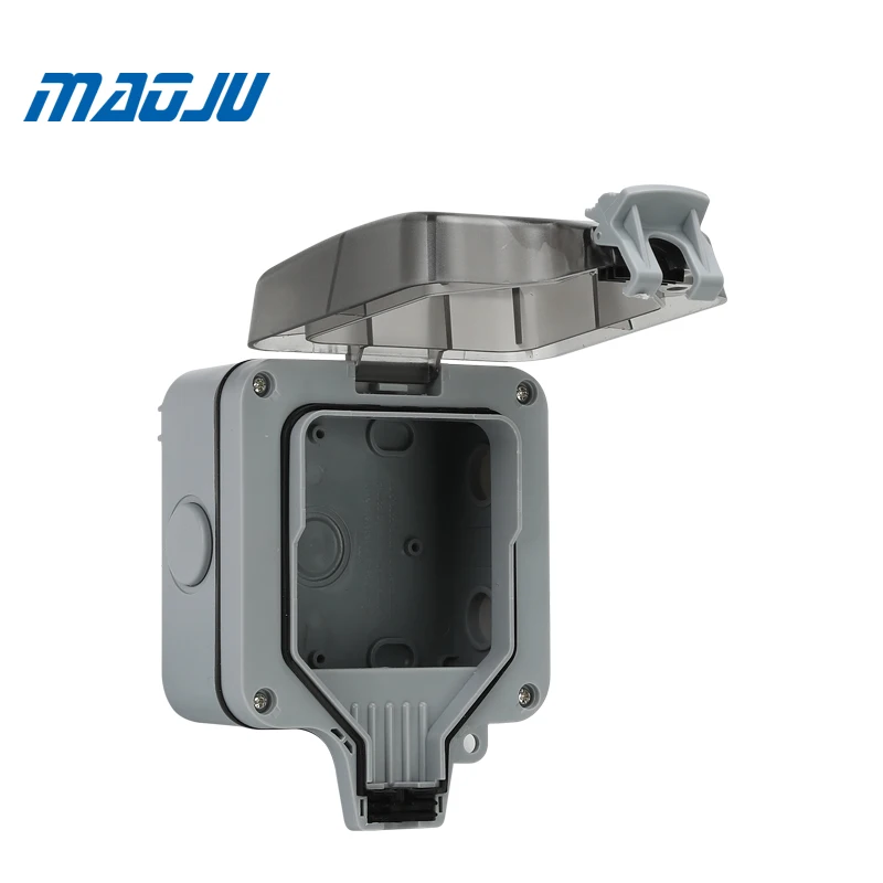 Защищенная от атмосферных воздействий Одиночная наружная розетка анклава не