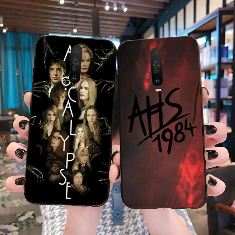 

TV American Horror Story AHS 1984 Newly Arrived Black Cell Phone Case for Redmi Note 8 8A 8T 7 6 6A 5 5A 4 4X 4A Go Pro