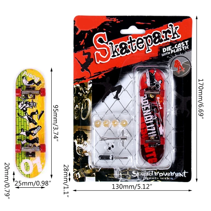 

Alloy Stand Plastic Mini Finger Boards Mini Skate Finger Skateboard Kids Toys