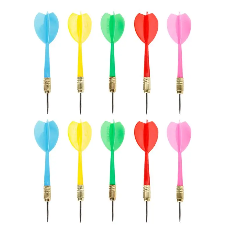 10 шт. стилей цветные пластиковые крылья дротики крыло безопасность мягкие