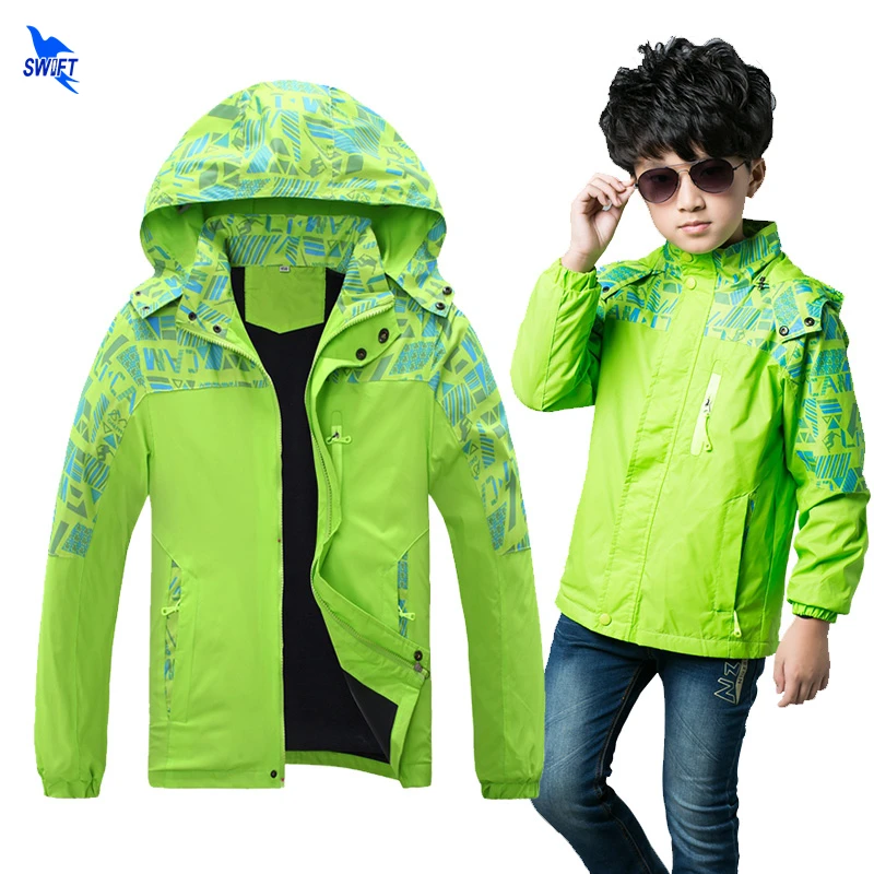 

Подгоняемая быстросохнущая Водонепроницаемая Детская уличная куртка для пешего туризма Осенняя ветровка для кемпинга для мальчиков и дев...