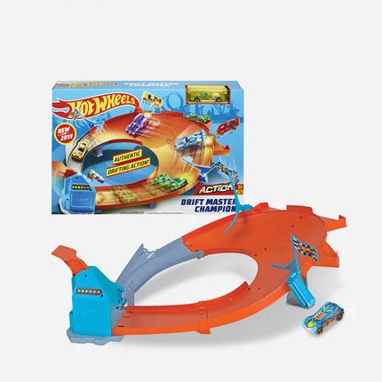 Hot Wheels Новый трек игрушка для строительства прямо с литая машина подключение к