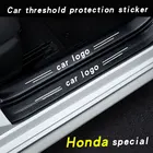 Наклейки для задних ворот из углеродного волокна, декоративные наклейки для Honda crv civic fit gk5 City Accord Odyssey Spirior