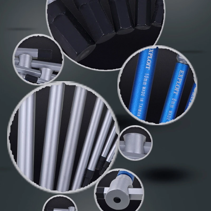 

Многофункциональный шестигранный ключ с Т-образной ручкой CR-V стальная скользящая Верхняя ручка