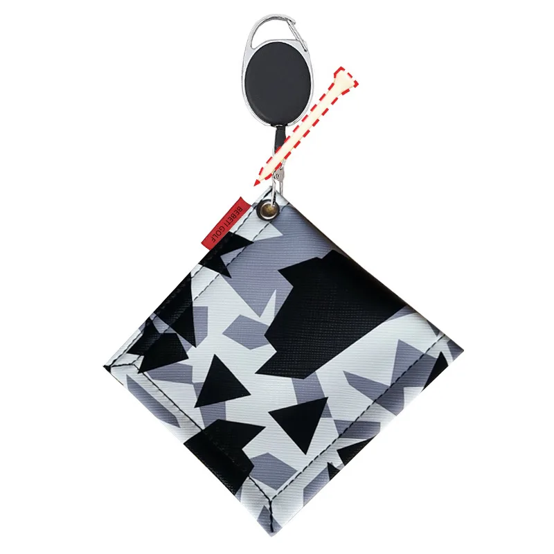 Корейская версия полотенце для чистки мяча гольфа кольцевые салфетки клюшек