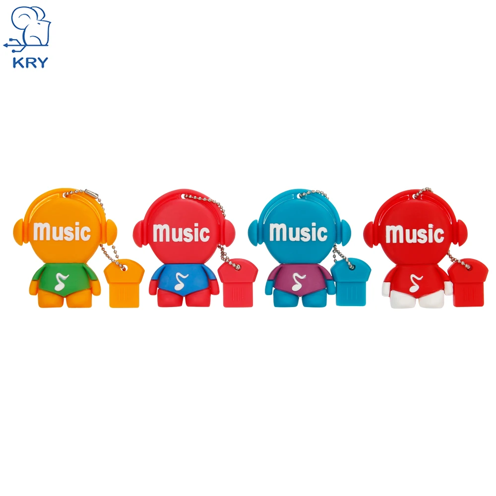 

KRY cartoon music notes USB flash drive USB 2.0 4GB 8GB 16GB 32GB 64GB USB new music style flash drive pendriver usb stick