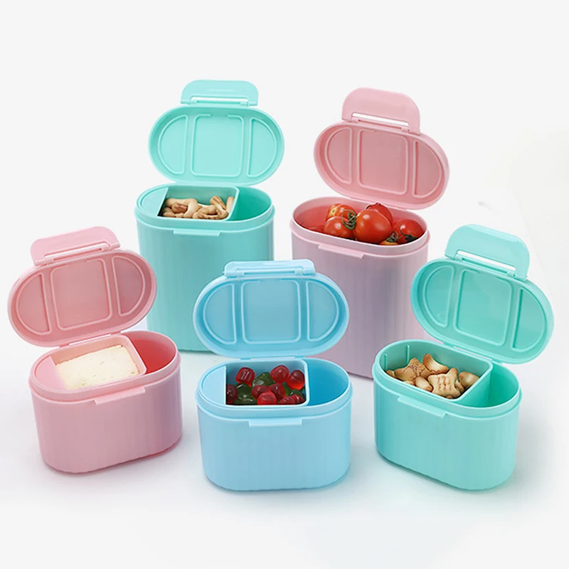 

Baby Food Storage Baby Milk powder Storage Formula Dispenser Travel Canisters Container Food Tank PP Plastic Single Layer