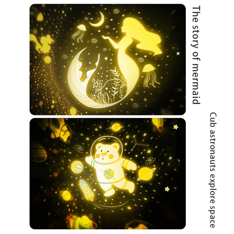 

LED Rotating Projector Starry Sky Night Lamp Romantic Light Novelty