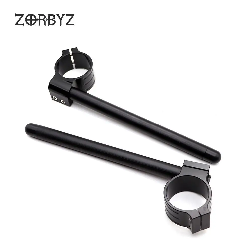Черная Алюминиевая Зажимная клипса ZORBYZ 58 мм руль вилка трубка для Benelli Leoncino