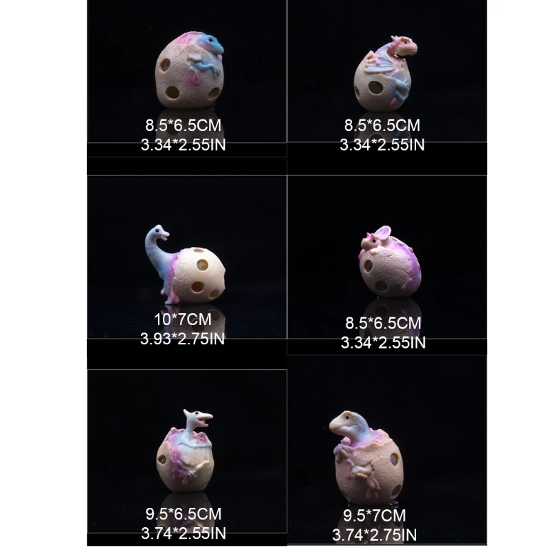 

Random Delivery Realistic Dinosaur Egg Figure Toy Stressful Sensory Therapy Toy K3NE