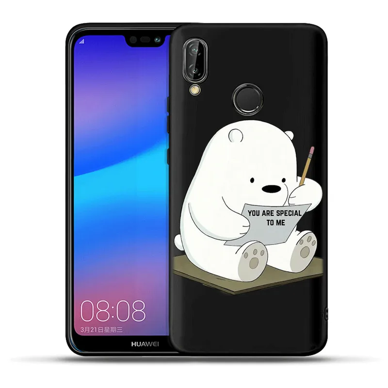 Силиконовый чехол с милой пандой для телефона huawei Mate10 20 Lite Pro P8 P9 P10 P20 Lite P20 P30 Pro P Smart Smart Coque Shell
