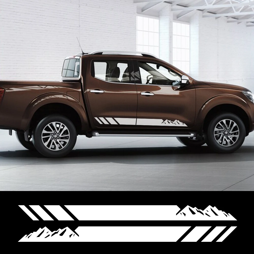 

2 шт., автомобильные виниловые наклейки для Nissan Navara NP300