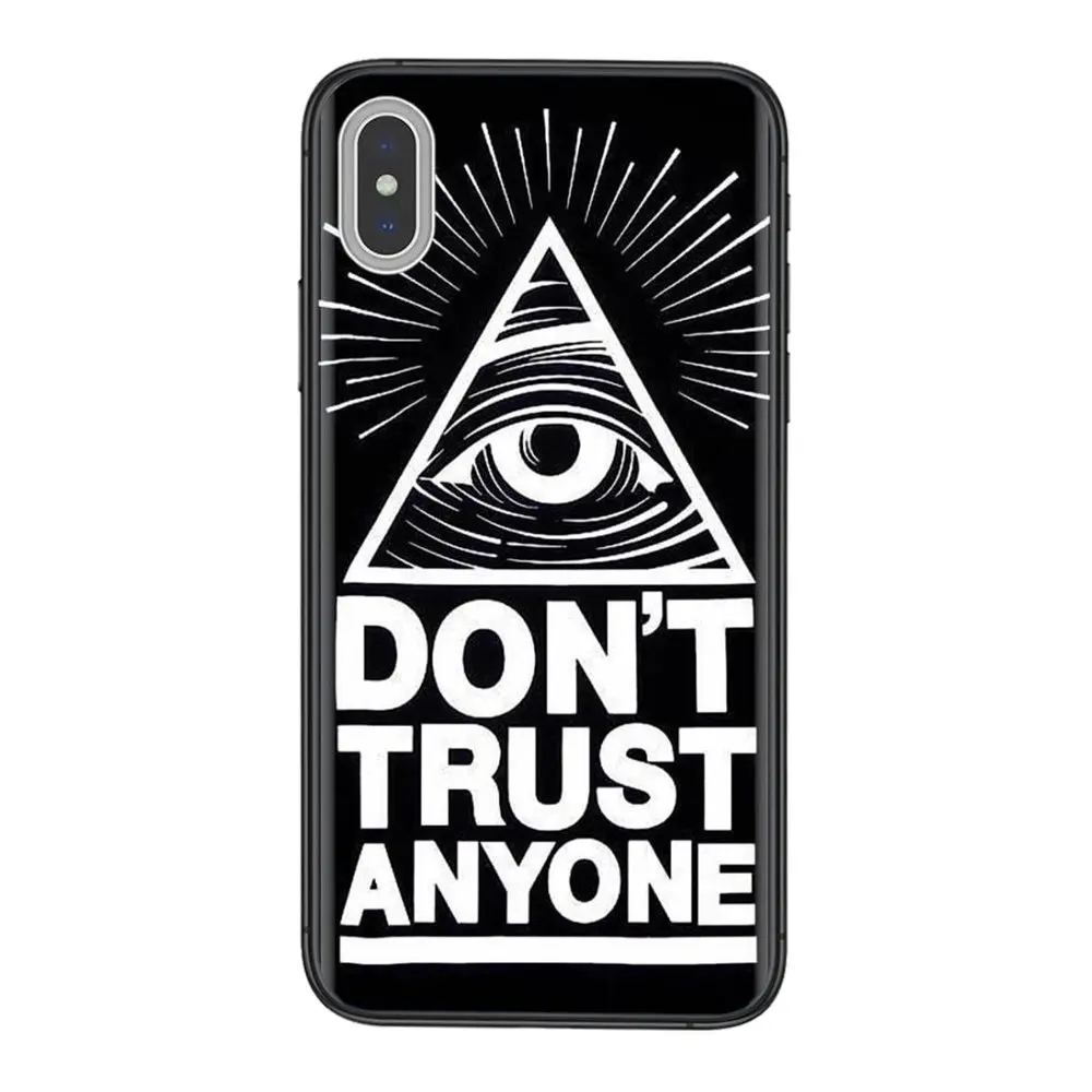 Пирамида треугольная Не доверяй никому для Galaxy Note 20 10 9 8 Lite Pro Ultra M51 M31 M30S A10 A10S A8 A7 A5