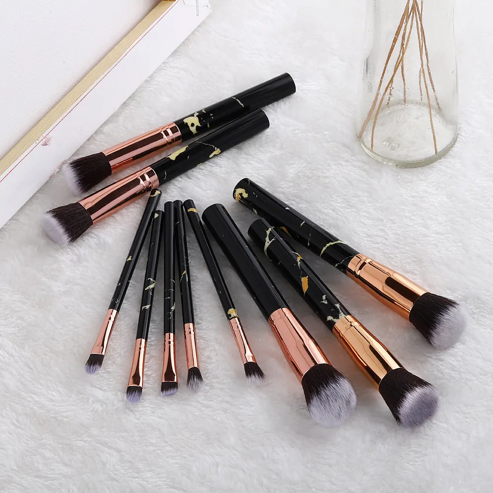 

KOSMETYKI 10/5Pcs Makeup Brush Set Eye Shadow Foundation Blush Eyelashes Lip Powder Eyebrow Comb Professional Beauty Makeup Tool