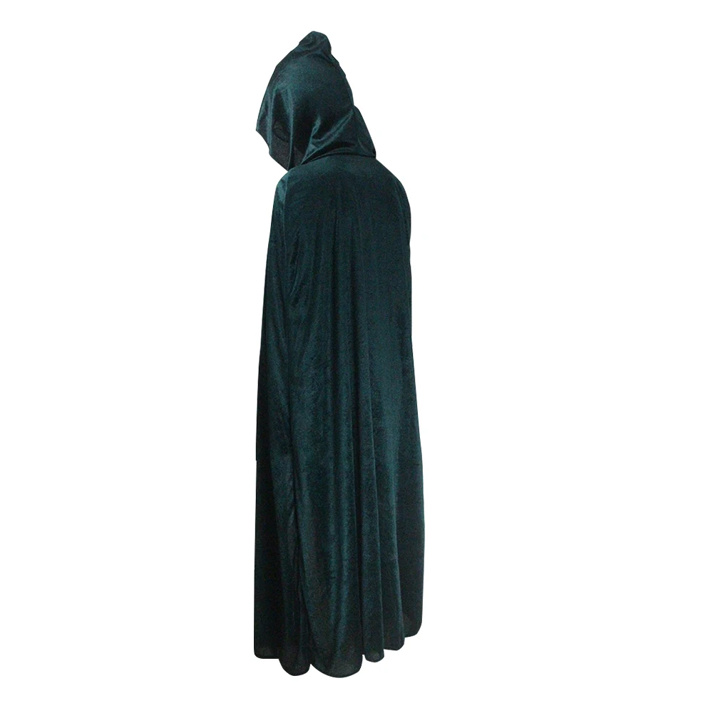Blackish green Костюм для Хэллоуина, плащ-Мантия волшебника - Цвет: Blackish green
