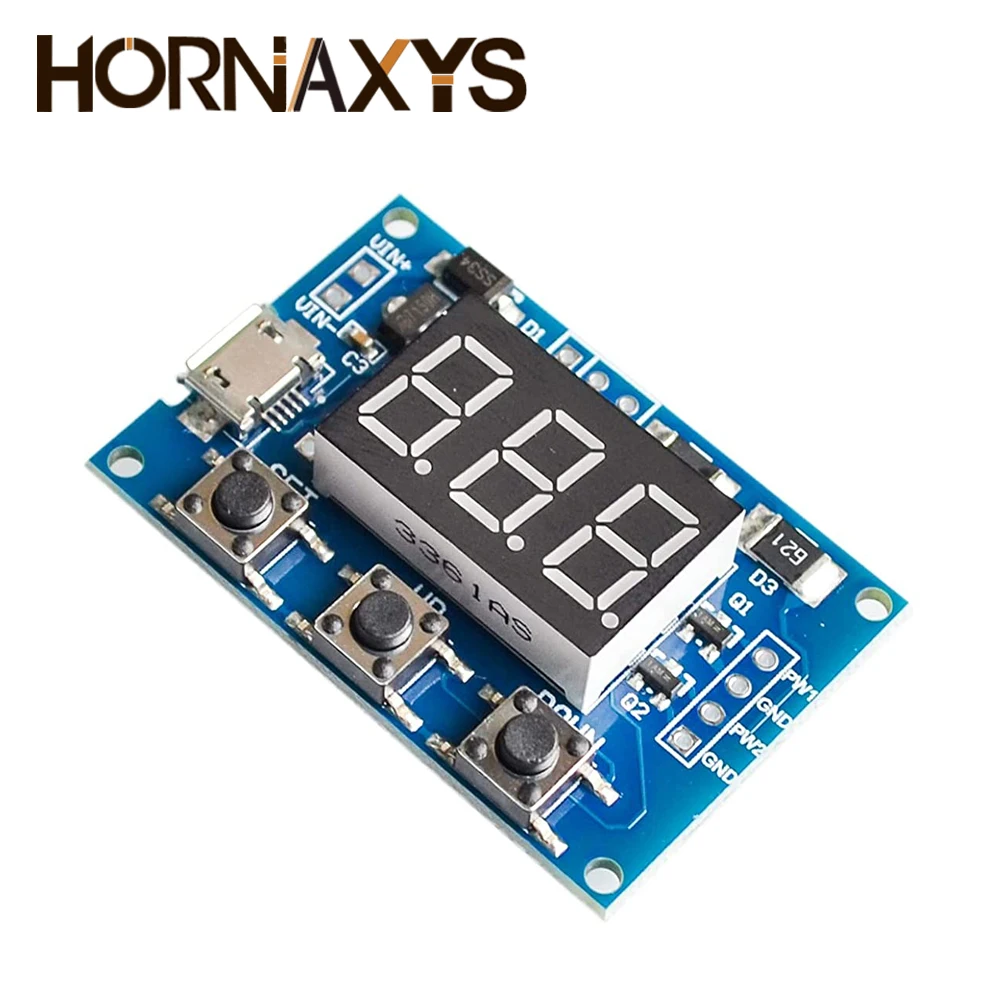 Постоянный ток 5-30 в Micro USB 5 В независимая мощность двухканальная цифровая