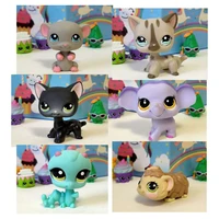 old style lps littlest pet shop doll cute cartoon animals model ornament anime mini pets action figure toy kids play house