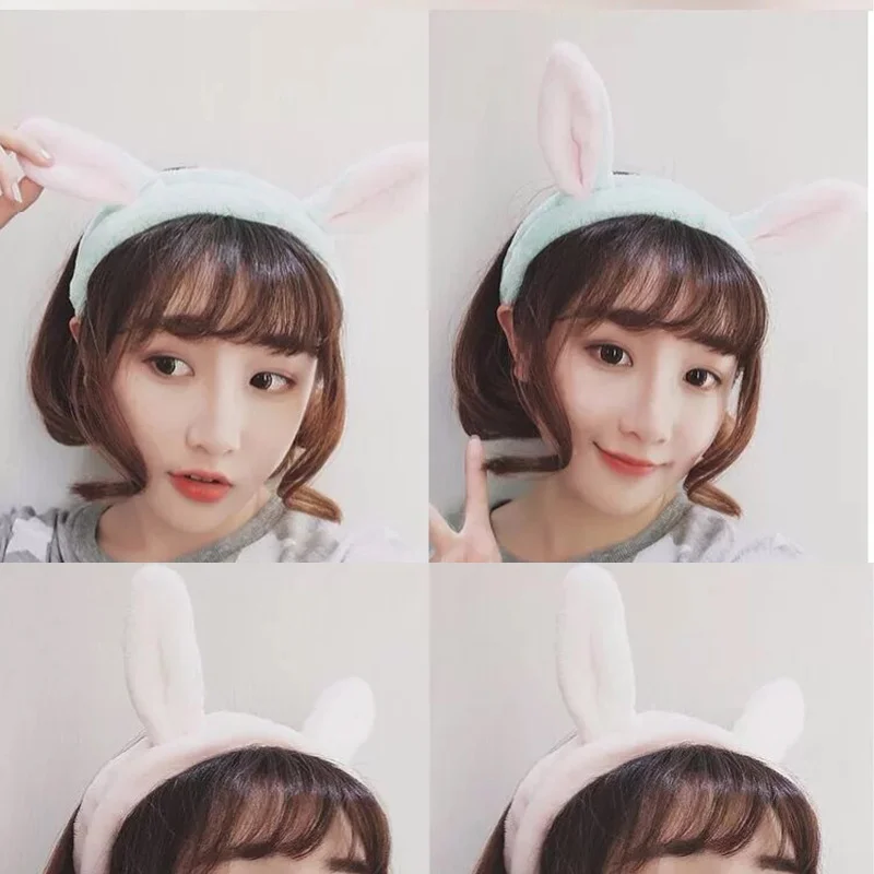 Оптовая продажа милая повязка на голову с заячьими ушками бантом Женские