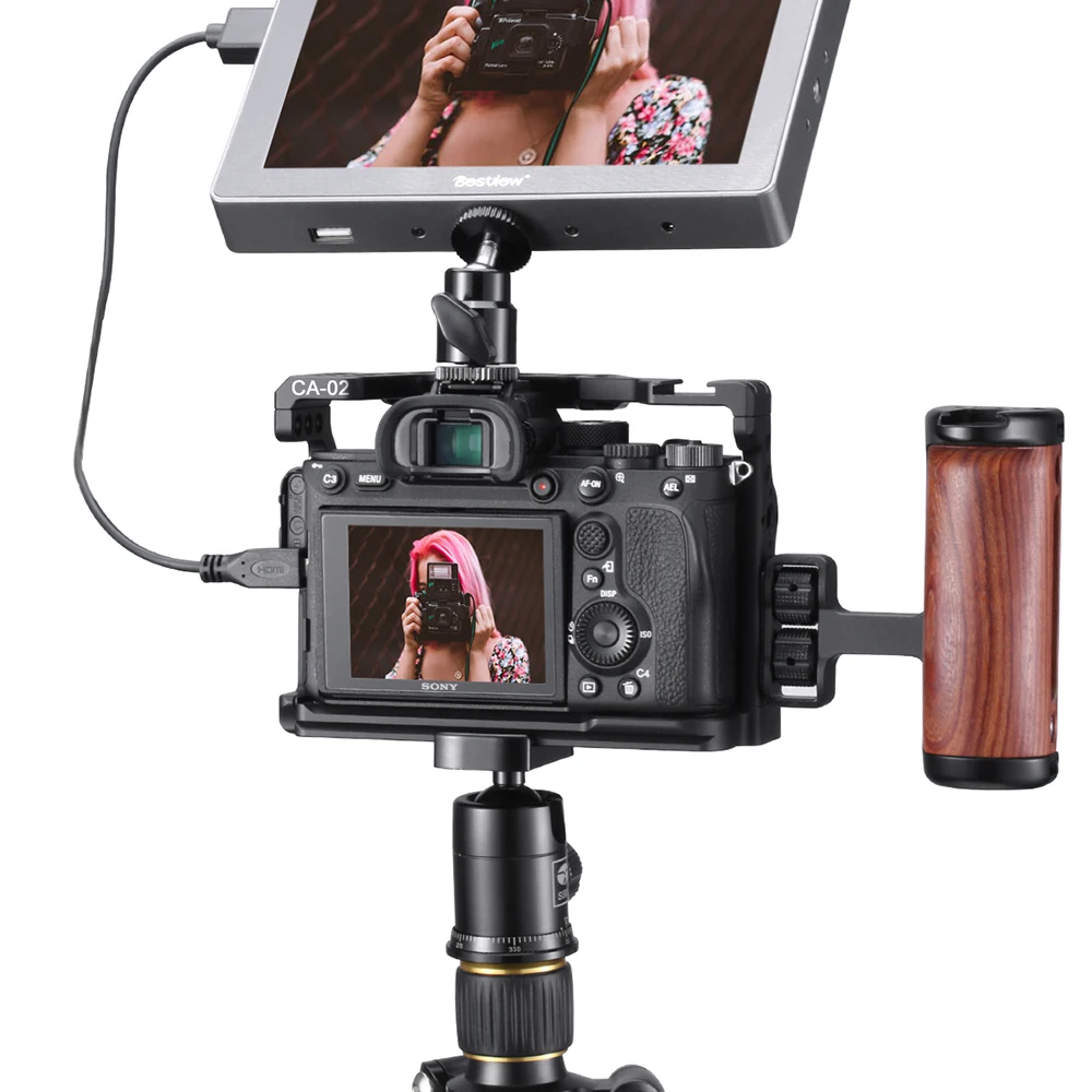 Металлическая клетка VIJIM для камеры DSLR Rig Sony A7R4 A7R IV из алюминиевого сплава с