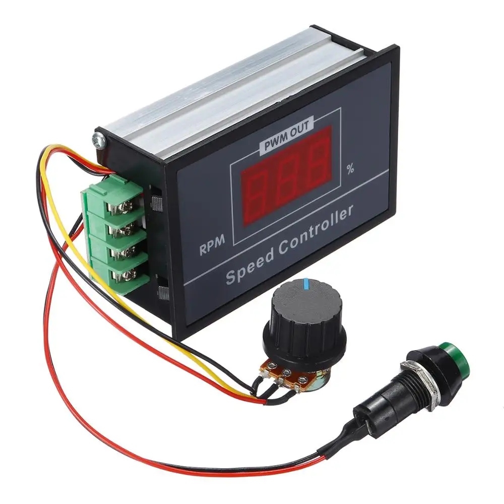 

DC 6-60V 30A Speed PWM Controller Adjustable Motor Controller with Digital Display