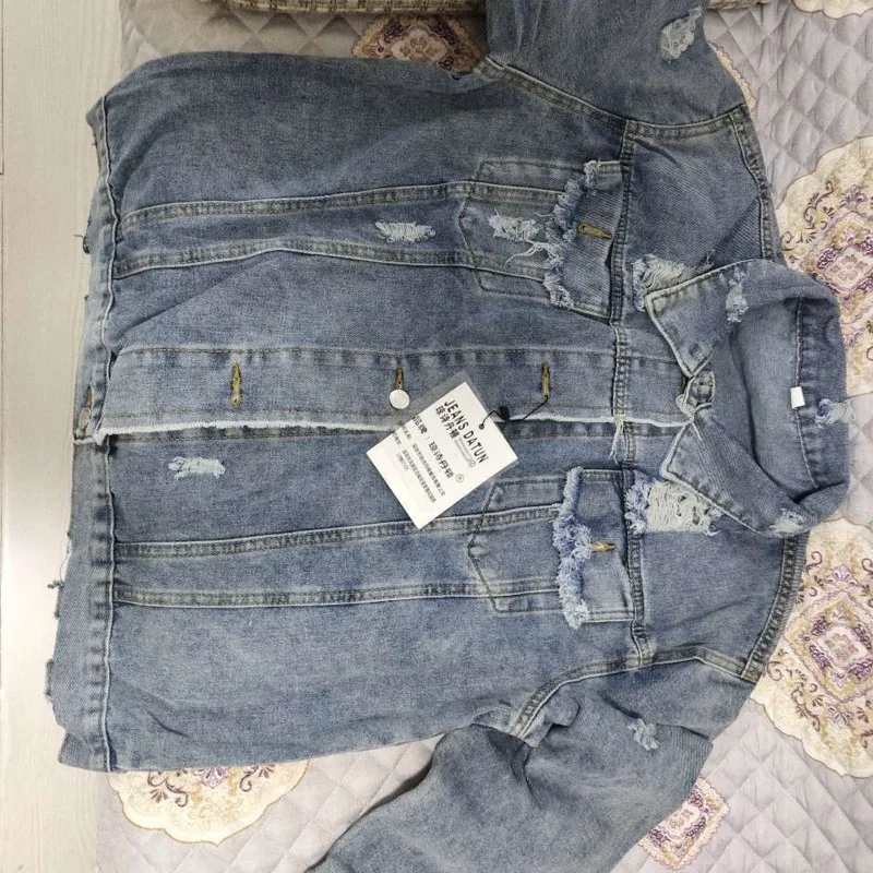 Джинсовая куртка-бомбер для мужчин и женщин длинная куртка в готическом стиле