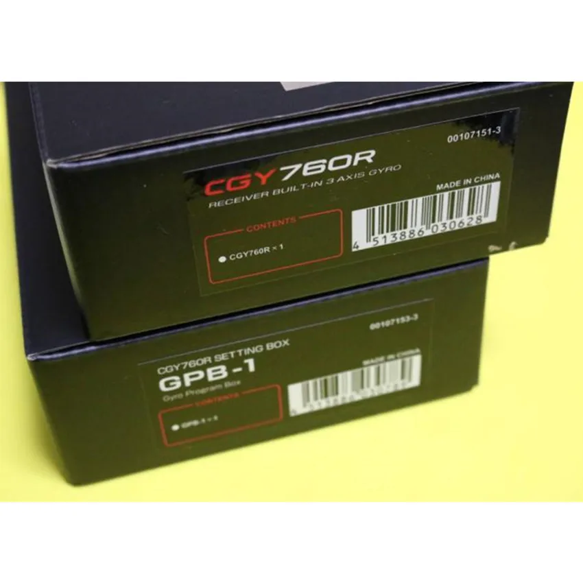 Гироскоп Futaba CGY760R с приемником карта настроек для F3C/3D вертолета фиксированным