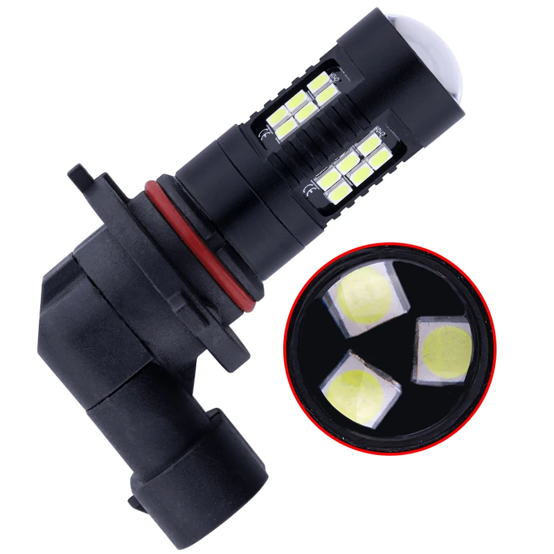 2 шт. 9005 9006 светодиодный фонарь лампы 21W1200LM 21SMD автомобиля ходовые огни 21 Вт 3030 чипы