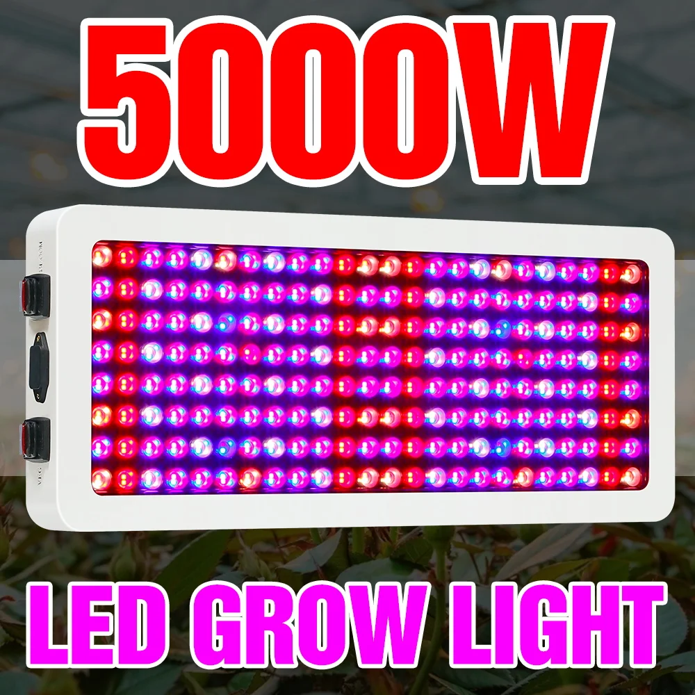 220V Phyto Lamp LED Full Spectrum Bulb Plant Grow Light 110V LED UV Growth Light 2000W 3000W 4000W 5000W LED Indoor Hydroponics