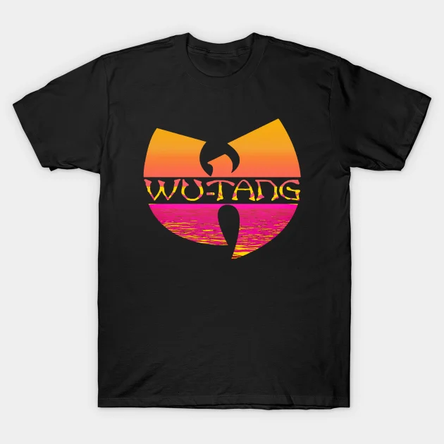 

2021 Men/Women's Summer Black Street Fashion Hip Hop Sun of Wutang T-shirt Cotton Tees Short Sleeve Tops