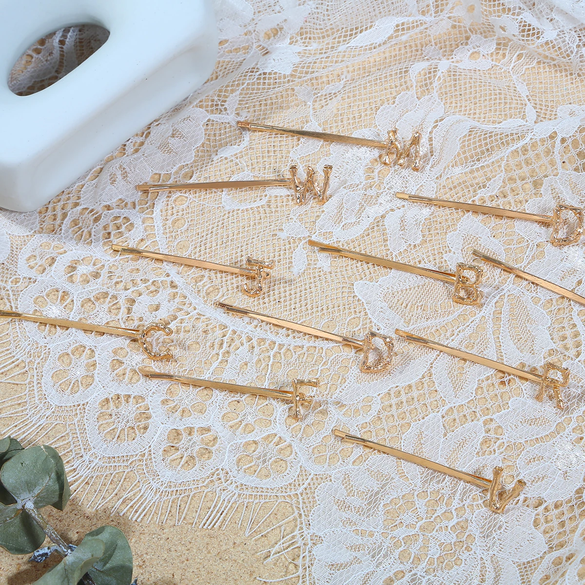 Заколка для волос с 26 буквами 1 шт. заколка пряжка золотые металлические заколки