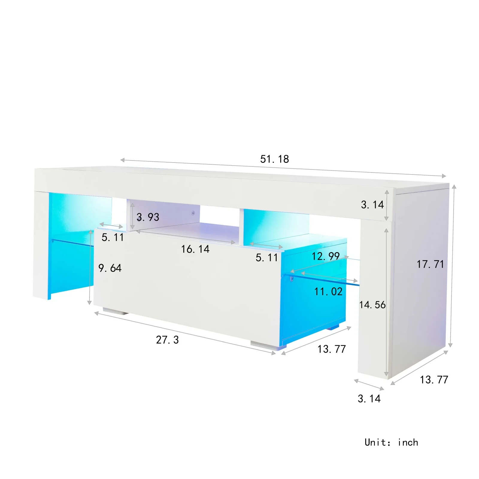 

Modern Entertainment TV Stand Nordic TV Stand TV Base Stand With LED Light TV Living Room Furniture Entertainment Furniture