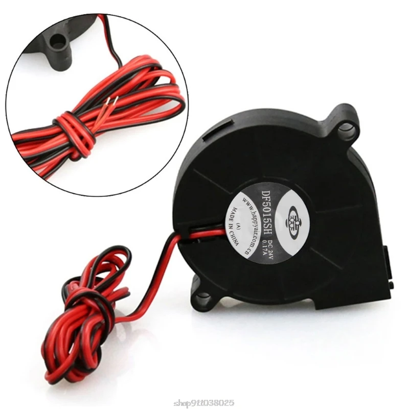 

Brushless DC Cooling Turbine Blower Fan 5015 24V 50*62*15mm Durable New Mar24 21 Dropship