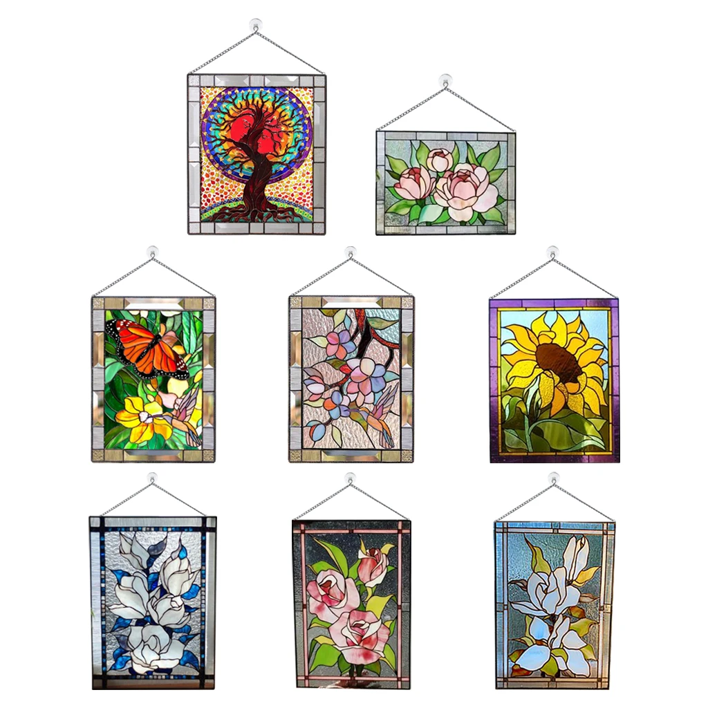 

Decorative Stained Glass Window ings Panel Window Decor