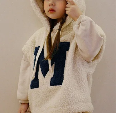 Детская жилетка из овечьей шерсти Новинка 2019 года зимняя одежда для малышей