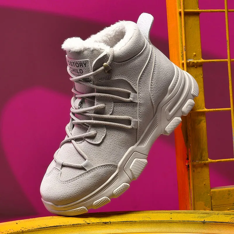 

New Women Casual Shoes Designer Fashion High Quality Woman Fashion Sneakers Trend Leisure Boots Flats Winter Zapatillas Botas