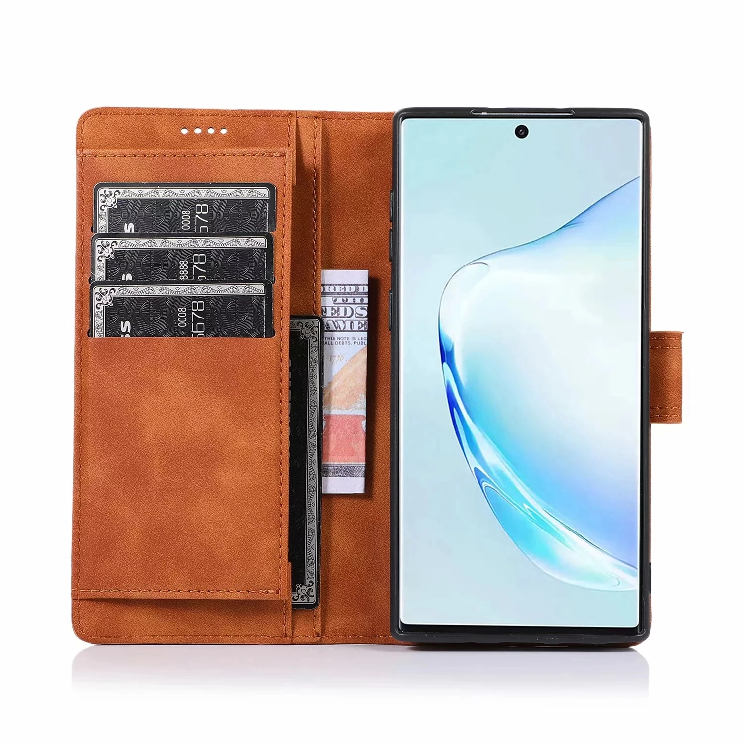Кожаный чехол для samsung Galaxy Note 9, 10 лет, S10 e S9 S8 плюс A10 A20 A20E A30 A40 A50 A70 A50S Магнитный чехол-книжка с отделениями для карт и сумка-чехол