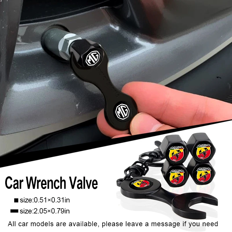

5pcs Car Metal Tire Black Wrench Valve for Audi Sline TT Q2 Q3 Q5 Q7 Q8 A3 A4 A5 A6 A7 R8 B5 B6 B7 B8 C5 C6 C7 Car Accessories