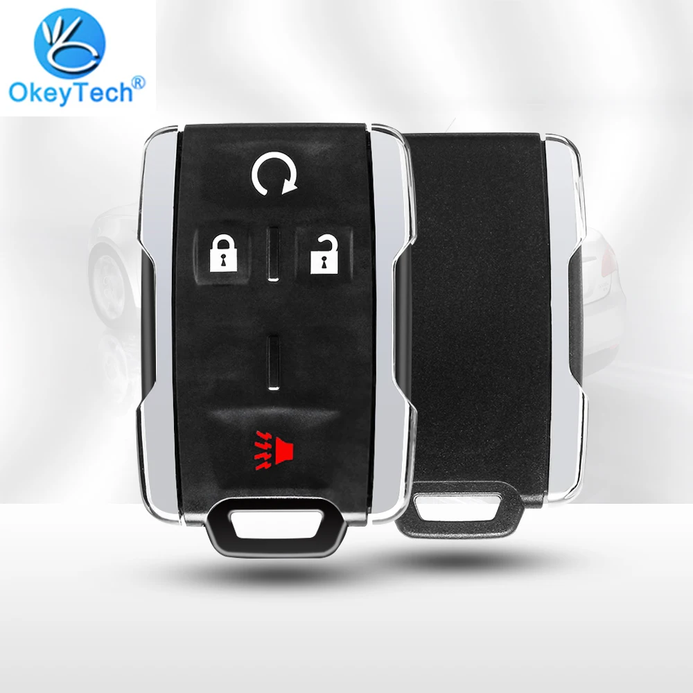 

OkeyTech автомобильный 315 МГц 4B FOB умный дистанционный ключ для Chevrolet Silverado Колорадо GMC Sierra 2014-2106 2017 2018 FCC M3N-40821302