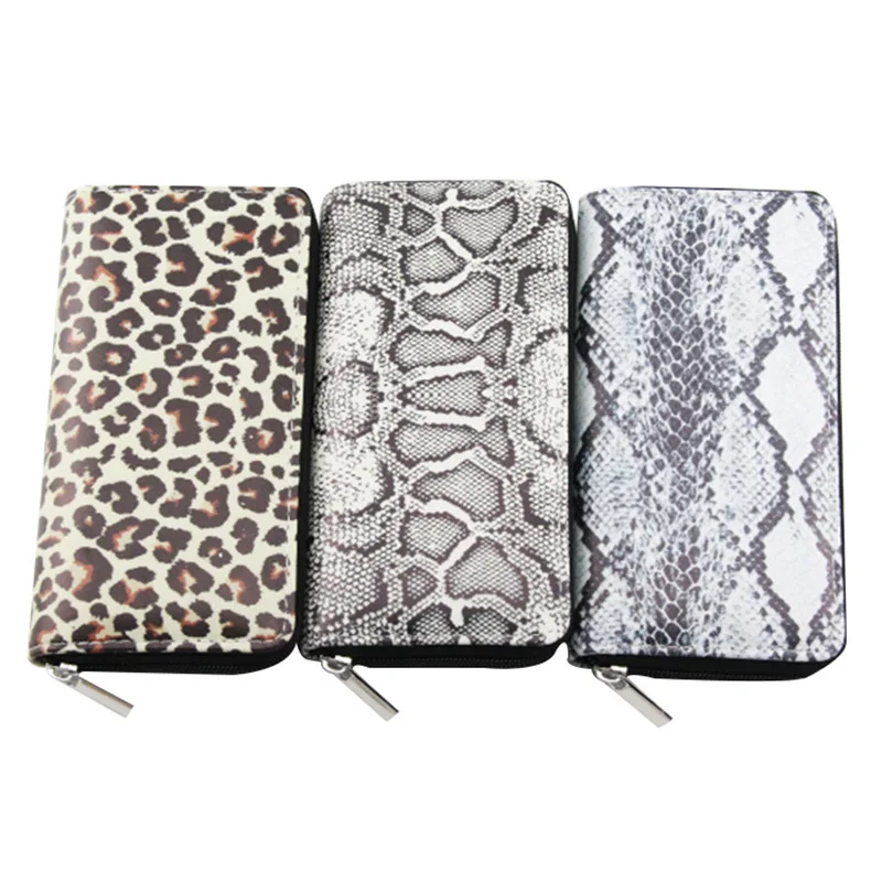 Кошелек KANDRA из искусственной кожи со змеиной кожей для женщин новинка 2020 Длинный