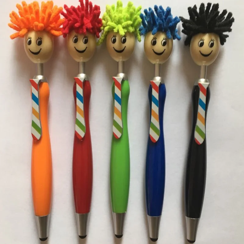 

10 Pieces Mop Topper Pens Sn Cleaner Stylus Pens 3-In-1 Stylus Pen Duster for Kids and Adults