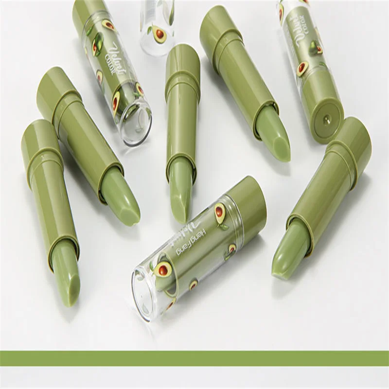 

Moisture Lip Balm Long-Lasting Natural Avocado Lipstick Color Mood Changing Long Lasting Moisturizing Lipstick Beauty