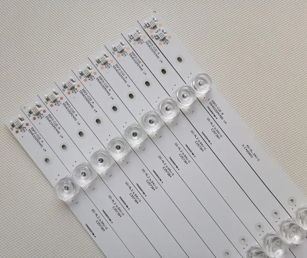 1 Набор = 9 светодиодный т. светодиодных подсветки 4 лампы 4C LB5504 HR17J HR18J 55HR330M04B5 V4 Для