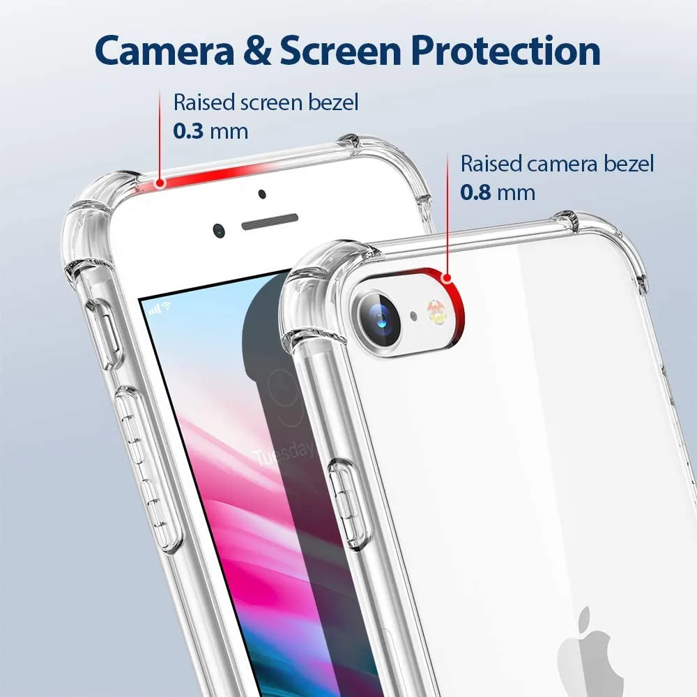 Прозрачный чехол iphone 12 Pro SE 2020 айфон SE2 Силиконовый iphone12 mini Мягкие прозрачные