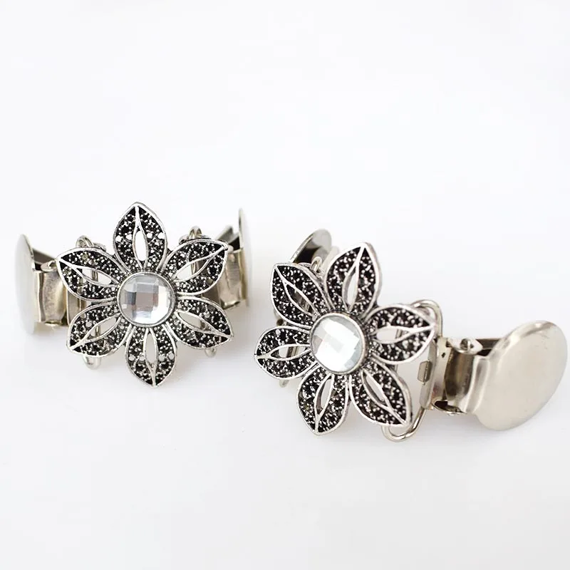 2 шт. Европейский ретро Кристалл кардиган клип одежда стразы декоративные