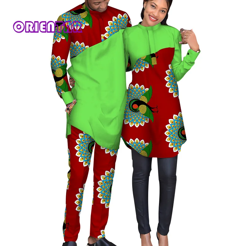 Африканская одежда для женщин и мужчин лоскутный Африканский костюм с принтом